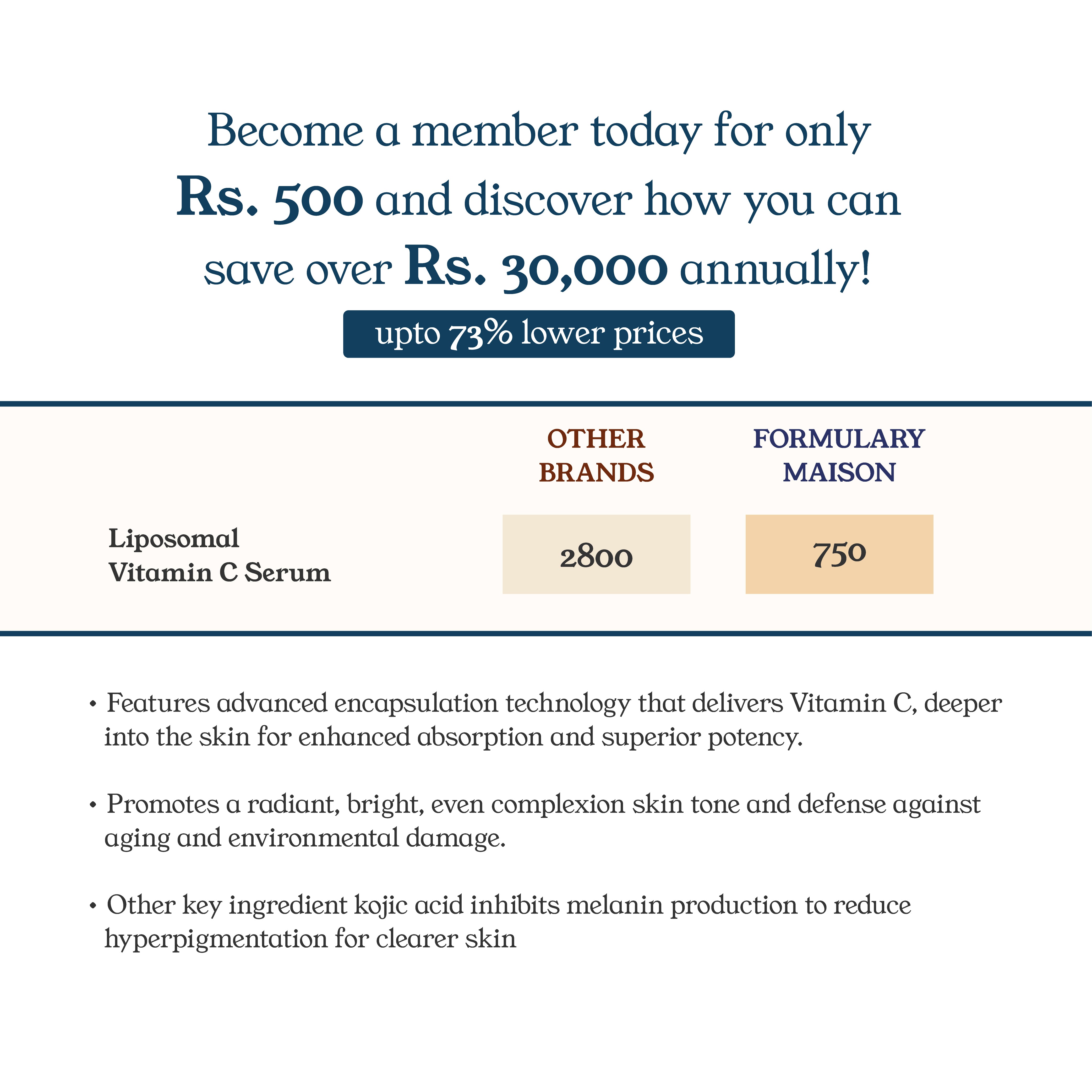 Immortal Youth - 10% C-Vit Liposomal Serum