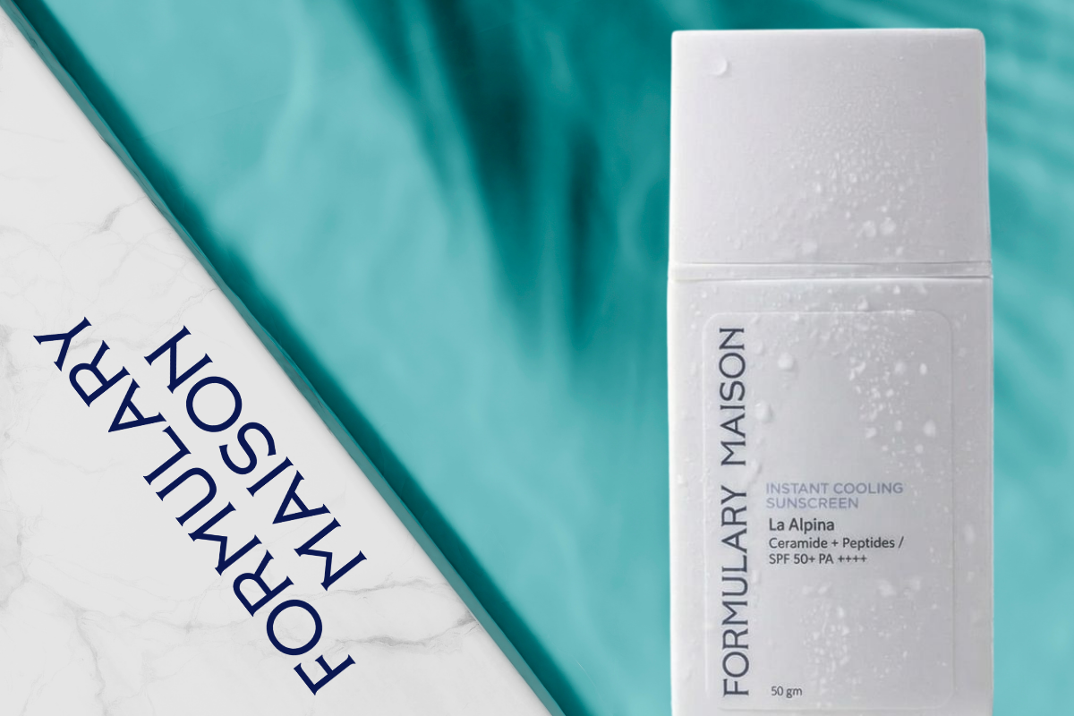 La Alpina: Instant Cooling Sunscreen, with peptides and ceramides