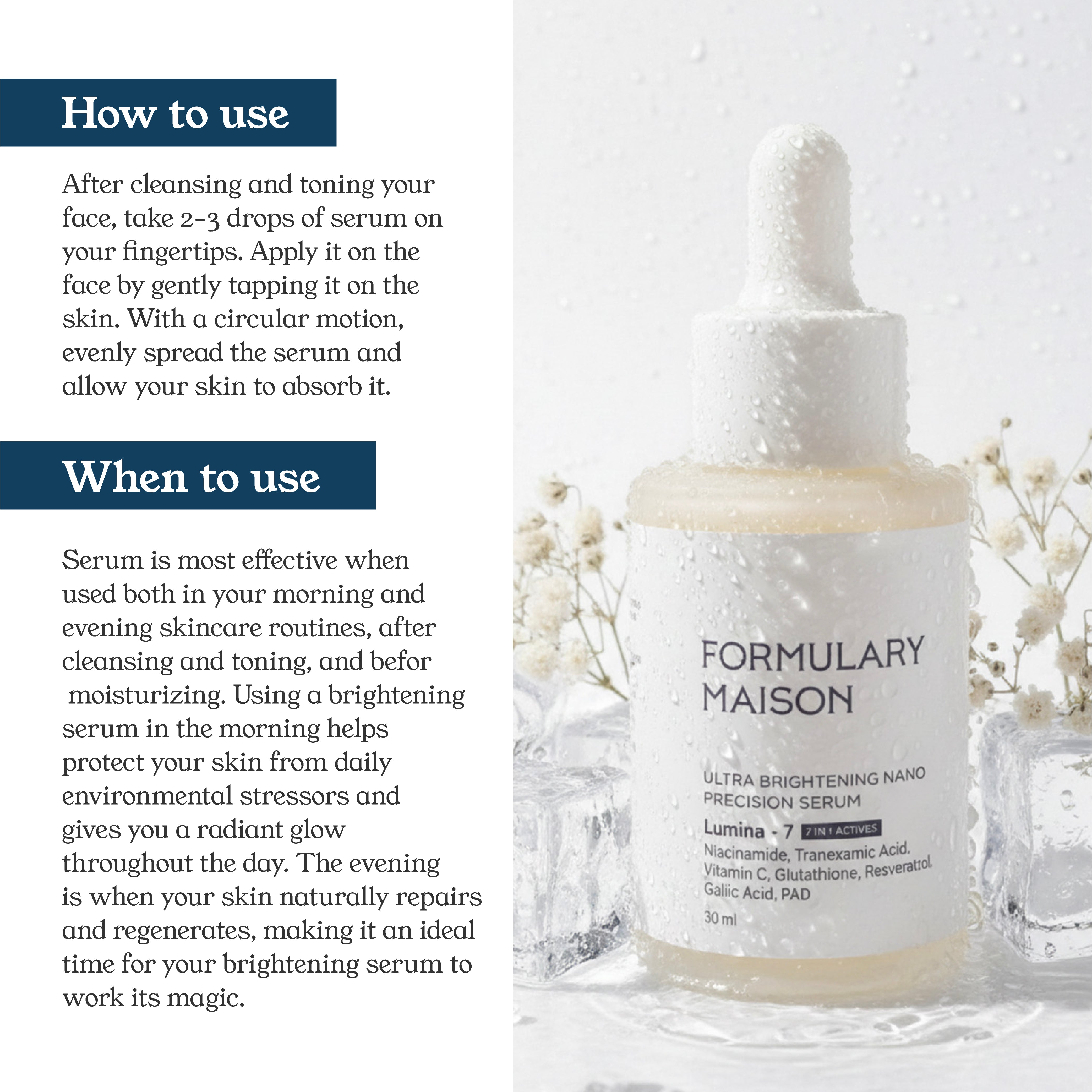 Lumina - 7 - Ultra Brightening (7 in 1 actives) Nano Precision Serum